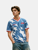 1994 Stars and Stripes Aesthetics: Retro US National Team Soccer Jersey