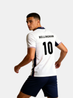 ude Bellingham, the Green Commander: England National Team "Three Lions" Fan Edition Jersey - Image 2
