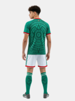 Mexico National Team Youth Elite Jungle Green Soccer Kit - Image 2