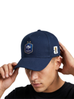 French national team (Les Bleus) elegant navy blue fan hat - Image 2
